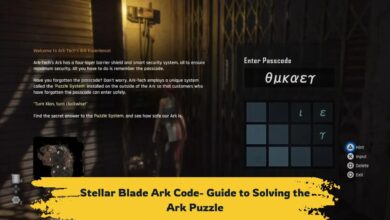 Stellar Blade Ark Code- Solving the Ark Puzzle