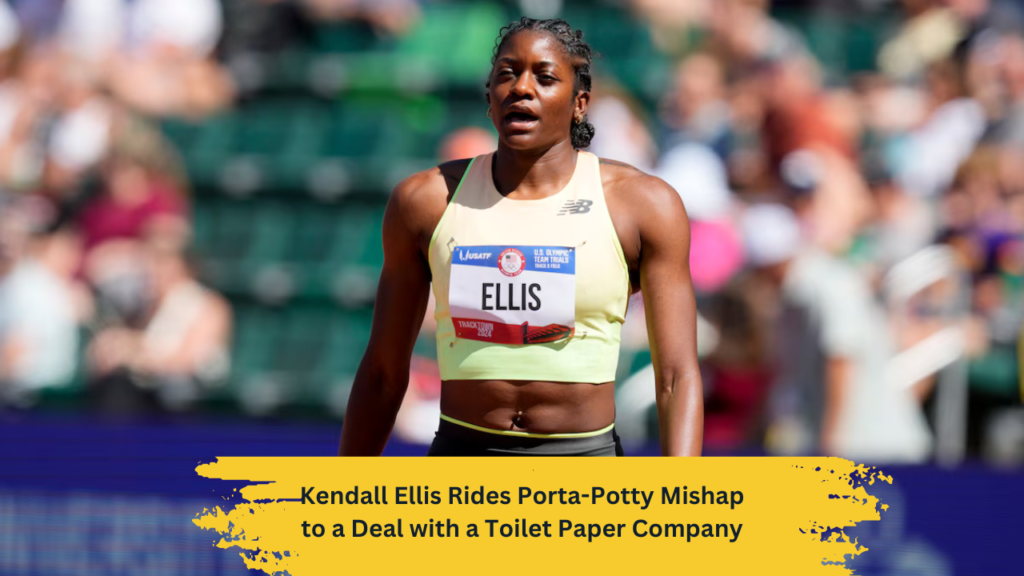 Kendall Ellis Rides Porta-Potty Mishap to a Deal with a Toilet Paper Company