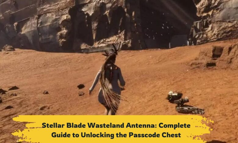 Stellar Blade Wasteland Antenna of Unlocking the Passcode Chest